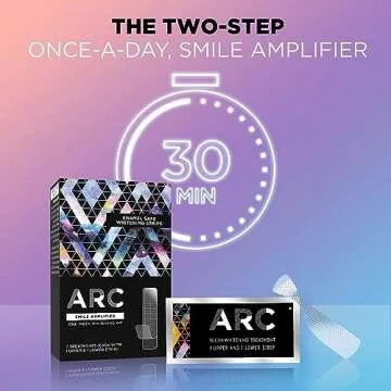 ARC Teeth Whitening Strip Kit with Smile Amplifier