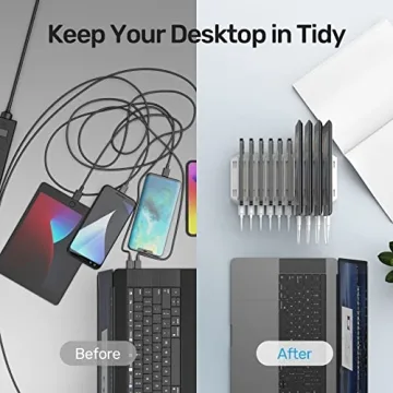 Unitek 96W 10-Port USB Charging Dock for Fast Charging