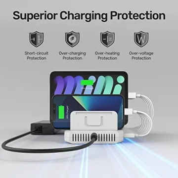 Unitek 96W 10-Port USB Charging Dock for Fast Charging