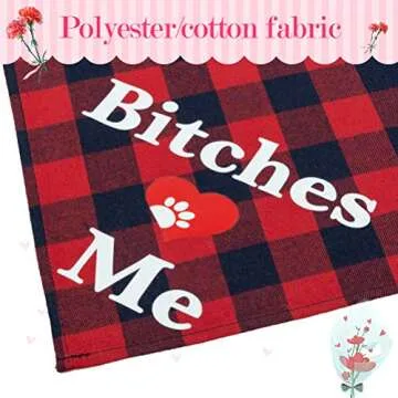 Stylish Plaid Dog Bandanas - Cute Accessories for Pets