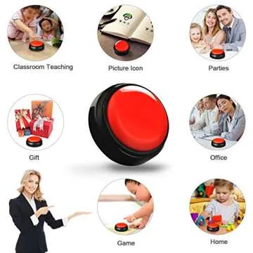 Versatile Record Talking Button for Communication & Learning