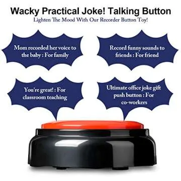 Versatile Record Talking Button for Communication & Learning