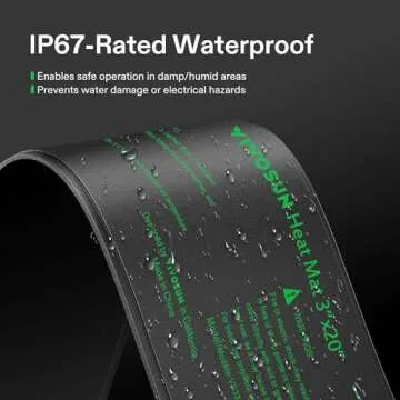 VIVOSUN Durable Waterproof Seedling Heat Mat 3" x 20" UL & MET-Certified Heating Pad for Hydroponic, Kombucha Tea, Brewing, Fermentation & Plant Germination