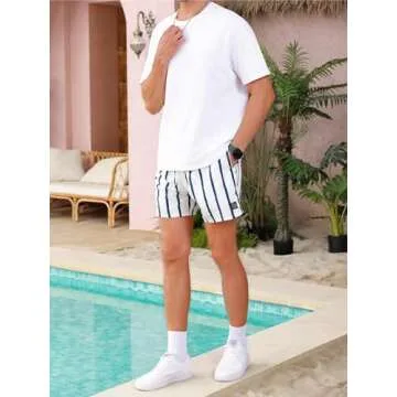 Soly Hux Quick Dry Swim Shorts with Pockets for Men