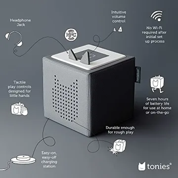 Toniebox Audio Player Starter Set with Spidey - Gray