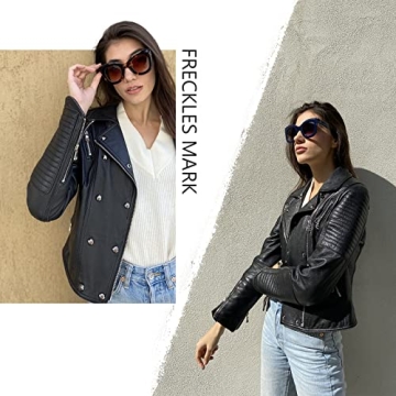 Freckles Mark Butterfly Sunglasses for Women - Trendy Cat Eye Shades