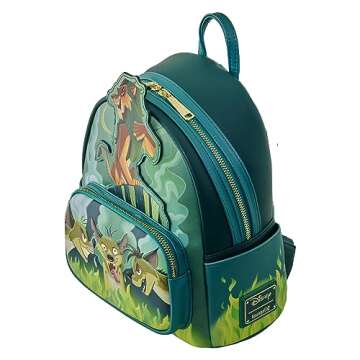 Loungefly Backpack Disney - The Lion King - Be Prepared - Backpack - The Lion King Classic - Cute Co...