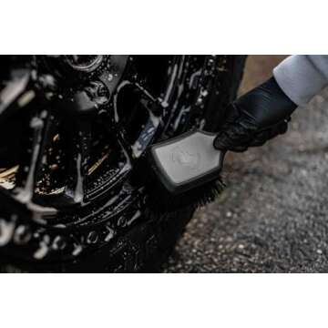 Detail Factory ProGrip Wheel Face Brush for Easy Cleaning