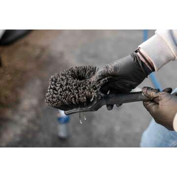 Detail Factory ProGrip Wheel Face Brush for Easy Cleaning