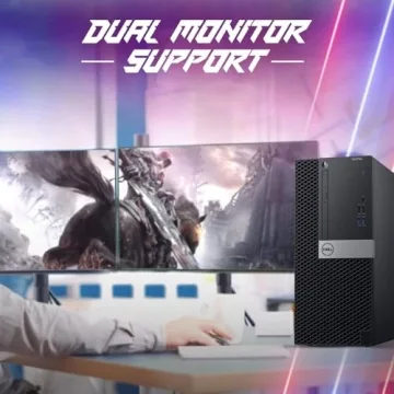 Dell Gaming Tower Desktop PC with Intel i5 and RGB Keyboard
