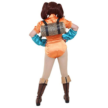 Vibrant Women's Cosplay Orange Leotard - X-Large