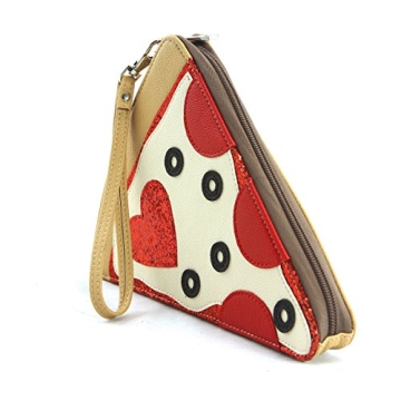 Adorable Pepperoni Slice Pizza Wristlet For Pizza Lovers