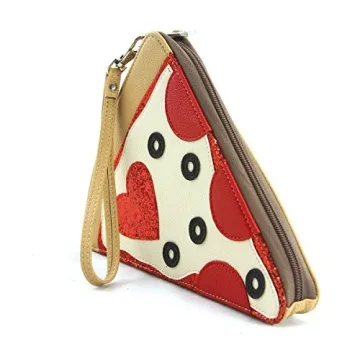 Adorable Pepperoni Slice Pizza Wristlet For Pizza Lovers