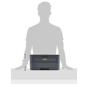 Brother HL-L2340DW Compact Laser Printer - Wireless, Two-Sided, Mobile Printing