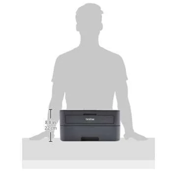 Brother HL-L2340DW Compact Laser Printer - Wireless, Two-Sided, Mobile Printing