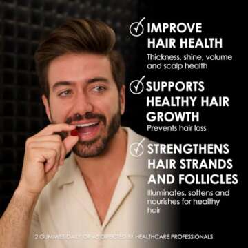 Biotin-Boosted Hair Gummies for Fuller, Healthier Hair