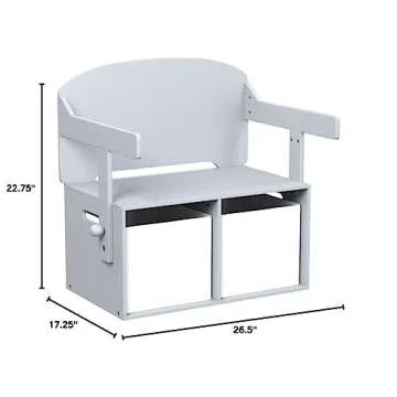 Delta Children MySize Convertible Activity Bench for Kids