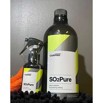 CARPRO SO2Pure Odor Eliminator - Neutralize Odors, Cigarette Smoke, Gas Fumes, Exhaust Gases, Chemical Off-Gassing or VOCs, Even Pet Smells from Car Fabric & Plastic - 120mL (4oz)