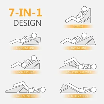 OasisSpace Adjustable Bed Wedge Pillow for Ultimate Comfort