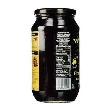 Wild Hibiscus Flowers in Syrup | 50 Edible Flowers Per Jar | Perfect as a Champagne Garnish | 100% Natural, Kosher, Pareve | Use Syrup and Flowers for Desserts and Cocktails, 2.5 lbs