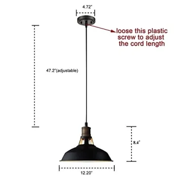 CLAXY Ecopower Industrial Barn Mini Pendant Light