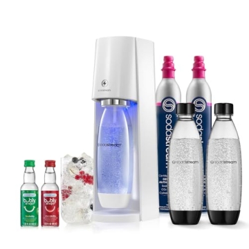 SodaStream E-TERRA Sparkling Water Maker Bundle - Create Flavors You Love!
