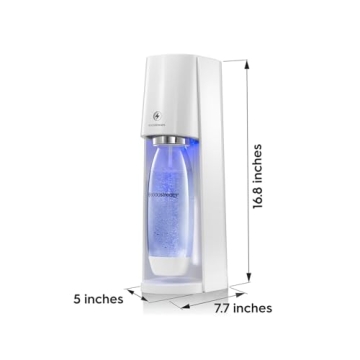 SodaStream E-TERRA Sparkling Water Maker Bundle - Effortless Fizz