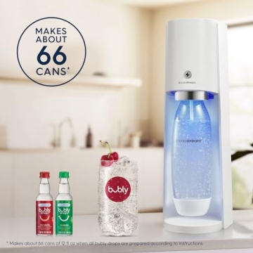 SodaStream E-TERRA Sparkling Water Maker Bundle - Effortless Fizz