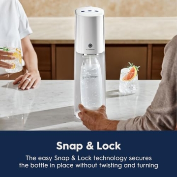 SodaStream E-TERRA Sparkling Water Maker Bundle - Effortless Fizz