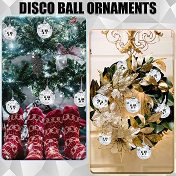Twavang 12 Mini Disco Balls for Party and Decorations