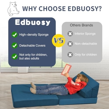 Edbuosy Modular Kids Play Couch - Ultimate 22 Piece Playset