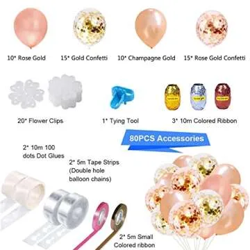 FLSEPAMB Electric Balloon Pump with 81 Accessories Pack