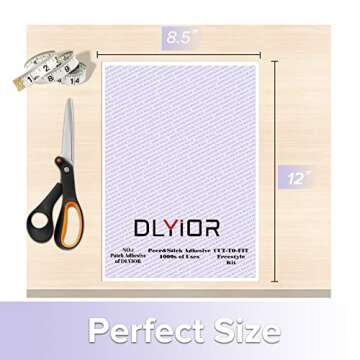 Patch Magic Adhesive, Washable Double-Sided Glue for Iron On Patches and Cut to Fit Freestyle Girl S...