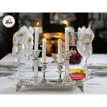 Ner Mitzvah Classic White Candles - 72 Bulk Pack