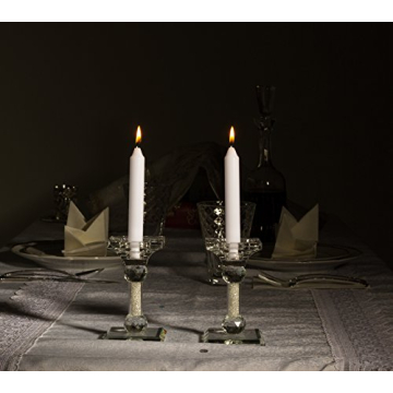 Ner Mitzvah Classic White Candles - 72 Bulk Pack