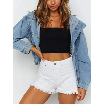 Jean Women Hooded Denim Bomber Jacket for Fall Style