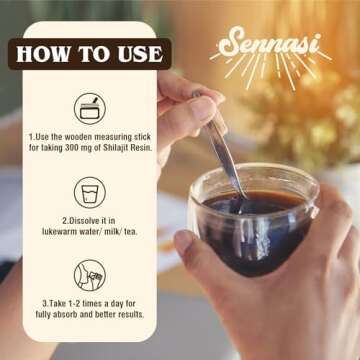 Shilajit Pure Himalayan Organic Shilajit Resin - 600mg Maximum Potency Natural Organic Shilajit Resin with 85+ Trace Minerals & Fulvic Acid for Energy, Immune Support, 30 Grams (1 Pack)