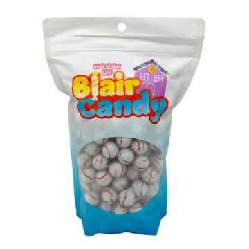 Chocolate Baseballs - 3 LB Resealable Stand Up Bulk Candy Bag (approx. 240 pieces) - Individually Foil Wrapped Mini Chocolate Balls - Sports Themed Bulk Candy