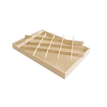 Premium Velvet Jewelry Display Tray - 24 Grids Organizer