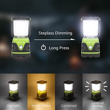 LE 1000LM LED Camping Lantern with 4 Light Modes