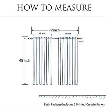 ZXAWT Custom Design Blackout Curtains for Home
