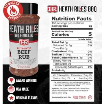 Heath Riles BBQ Beef Rub - Award-Winning Seasoning