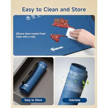 Taseven Warming Mat for Food - 7 Temp Adjustable Warming Tray