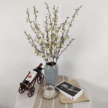 ATFL Plum Blossom Flowers for Home & Party Decor