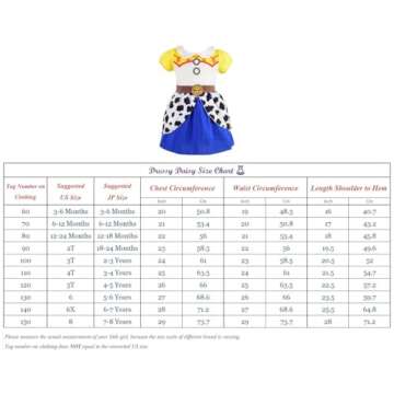 Dressy Daisy Girls Princess Cowgirl Dress Up Costume for Little Girls Size 6X