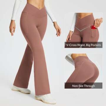 BALEAF Yoga Pants with Pockets for Women Stylish and Comfortable