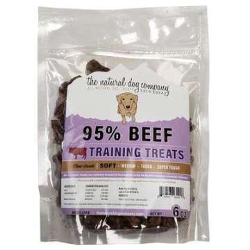 The Natural Dog Company All Natural Soft Meat Training Treats (Beef)
