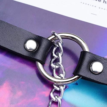 Reetan Punk Leather Waist Chain for Edgy Night Out Style