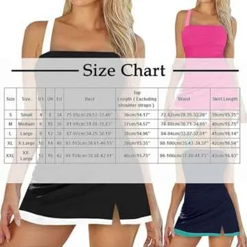 Prime of The Day Today Clearance Women Vintage Tummy Control Two Piece Tankini Swimsuits Swimdress Push Up Swimwear High Waisted Bathing Suits with Skirt
