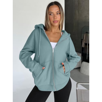 Trendy Queen Women’s Zip Up Hoodie for Stylish Comfort